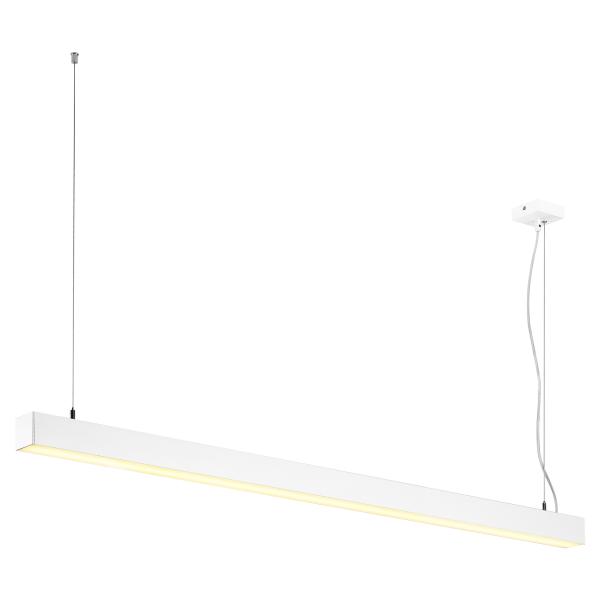 Q-line®, suspension intérieure, simple, blanc, led, 47w, 3000k, variable dali