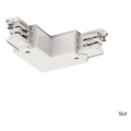 S-track connecteur l, terre extérieure, blanc ral 9016