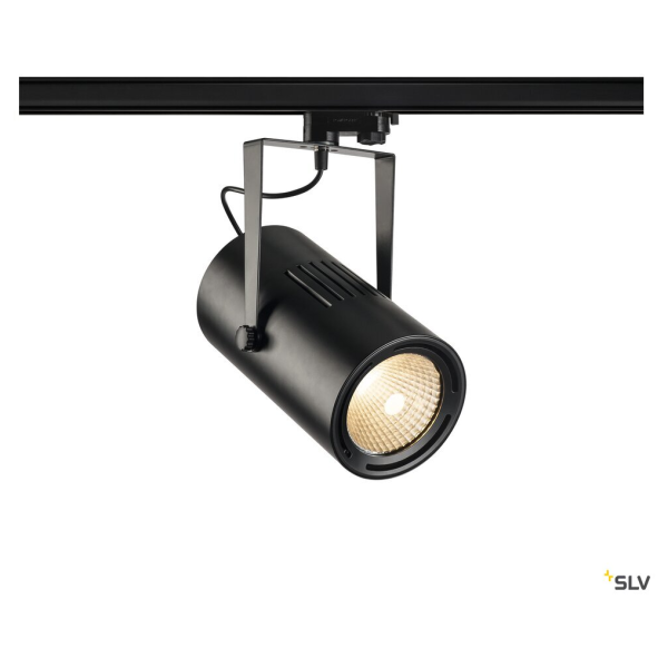 Eurospot track, noir, led 61w, 3000k, 12°, adapt 3 all inclus