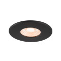 Universal, encastrés plafond intérieurs led, rond, noir, led, ip65