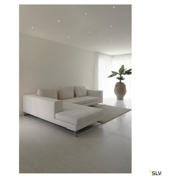 Horn mini, encastré de plafond ou mural intérieur, blanc, led, 1,2w, 3000k