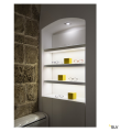 Pika, encastré de plafond intérieur, carré, fixe, laiton, gu10/qpar51, 50w max