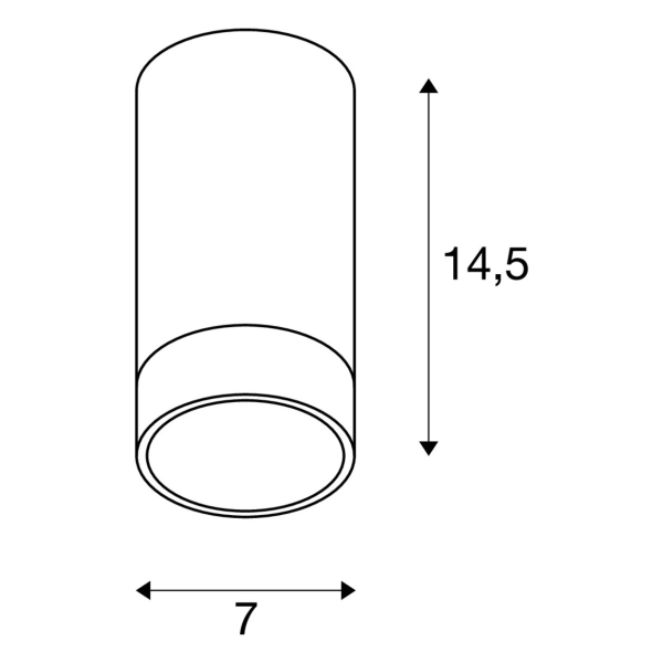 Astina, plafonnier intérieur, noir mat, gu10/qpar51, 10w max