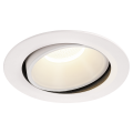 Numinos, encastré de plafond intérieur, 40°, blanc, led, 4000k, orientable