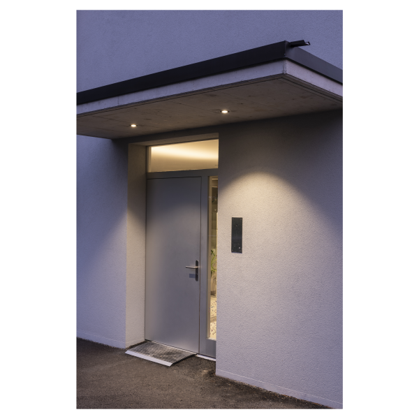 Patta-i encastré plafond. rond. noir. 12w. 3000k. 38°. alim incluse