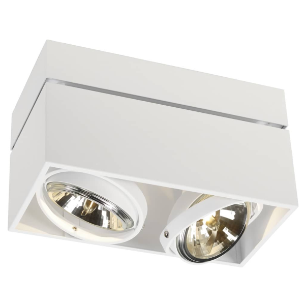 KARDAMODE SURFACE CARRE QRB DOUBLE, BLANC, max. 2x75W