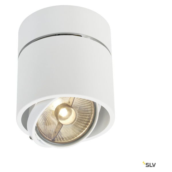 KARDAMODE SURFACE ROND ES111 SINGLE, PLAFONNIER BLANC, GU10, max. 75W