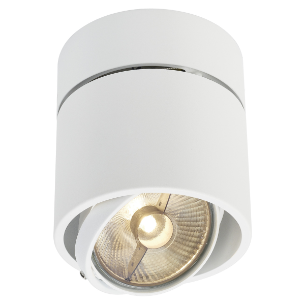 KARDAMODE SURFACE ROND ES111 SINGLE, PLAFONNIER BLANC, GU10, max. 75W