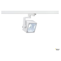 Euro cube spot. blanc. led 4000k. 60°. irc 90. adaptateur 3 all inclus