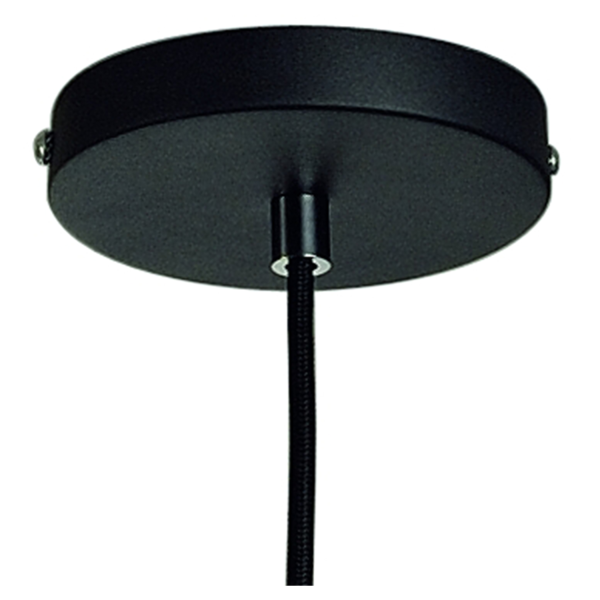 Forchini m suspension, pd-2, 40cm, rond, noir/argent, e27, max. 40w