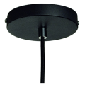 Forchini m suspension, pd-2, 40cm, rond, noir/argent, e27, max. 40w