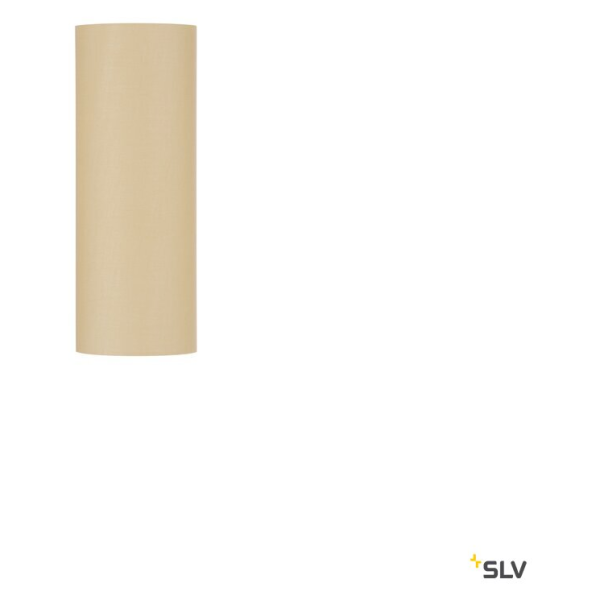 Abat-jour cylindrique, Ø 15cm, beige, textile. SLV by Declic FENDA