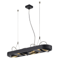 AIXLIGHT R LONG, QRB111, SUSPENSION RONDE, NOIRE, G53, max. 4x50W