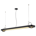 SLV by Declic AIXLIGHT R2 OFFICE LED, susp, noir, LED + 2xES111, max. 75W, 153cm