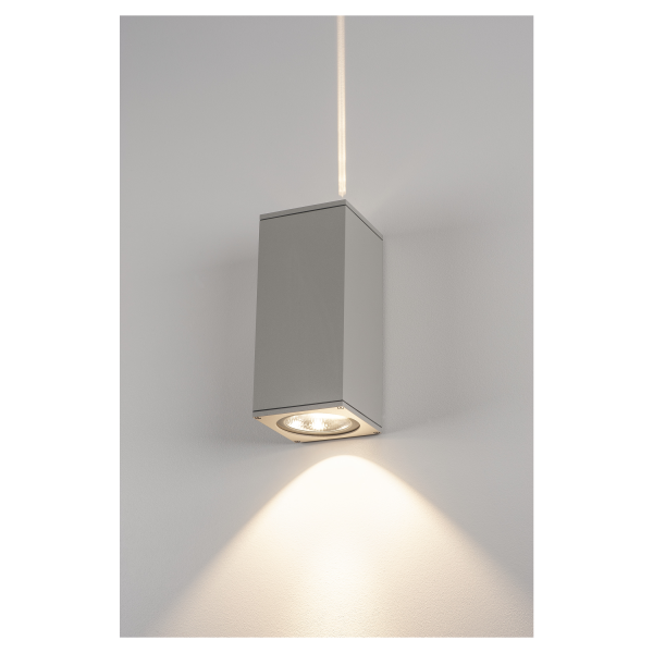 SLV by Declic BIG THEO WALL, applique, up/down, gris argent, 29W, LED 3000K, 2000lm