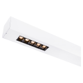 Q-line®, plafonnier intérieur, 1m, blanc, led, 45w, 3000k, variable triac