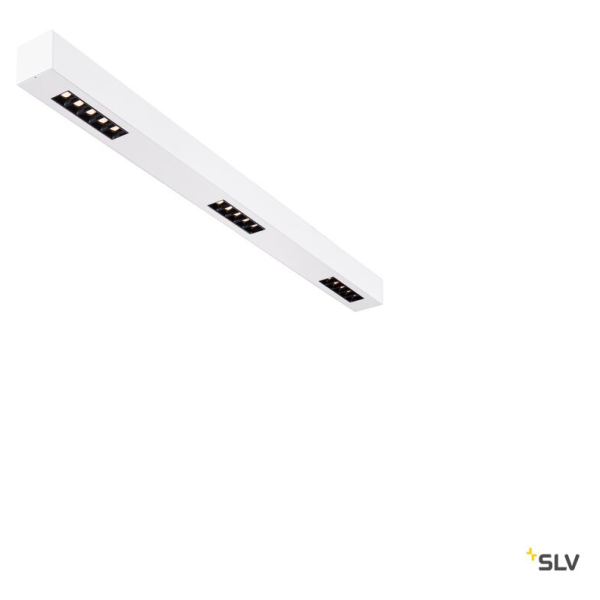 Q-line®, plafonnier intérieur, 1m, blanc, led, 45w, 3000k, variable triac