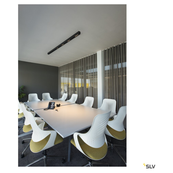 Q-line®, plafonnier intérieur, 2m, blanc, led, 85w, 4000k, variable triac