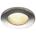 Dolix out, encastré de plafond intérieur/extérieur, rond, chrome, gu10/qpar51, 50w max, ip65