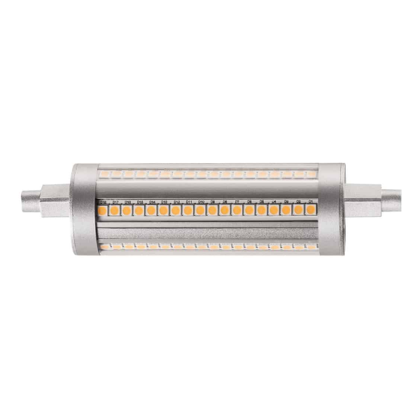 Source LED QT-DE12, R7s 118mm, 3000K, 14°