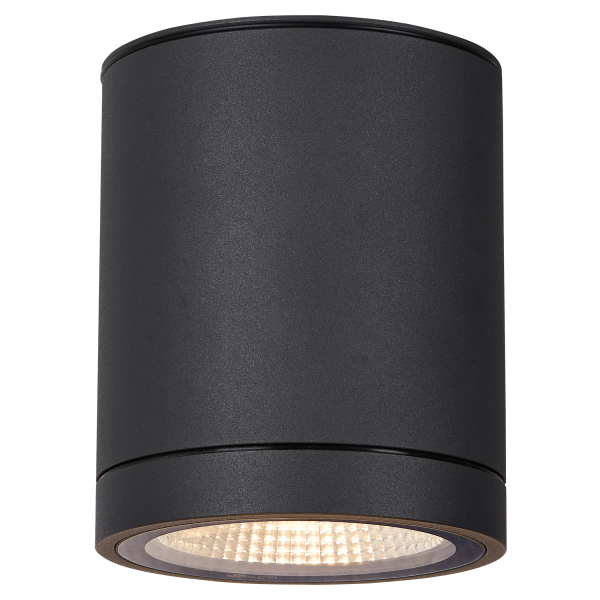 Enola, plafonnier extérieur, rond, m, anthracite, led, 10w, 3000k/4000k, ip65