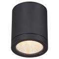 Enola, plafonnier extérieur, rond, m, anthracite, led, 10w, 3000k/4000k, ip65