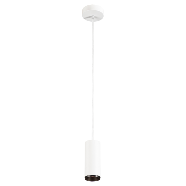 Numinos, suspension intérieure, 36°, blanc/noir, led, 10,42w, 2700k, variable triac