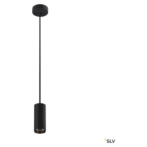 Numinos, suspension intérieure, 24°, noir, led, 10,42w, 3000k, variable triac