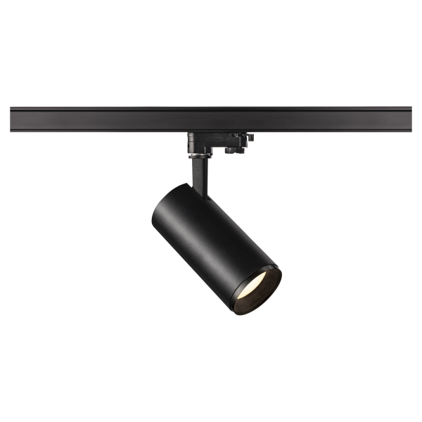 Numinos, spot pour rail 3 allumages, intérieur, 36°, noir, led, 20,1w, 4000k, variable triac