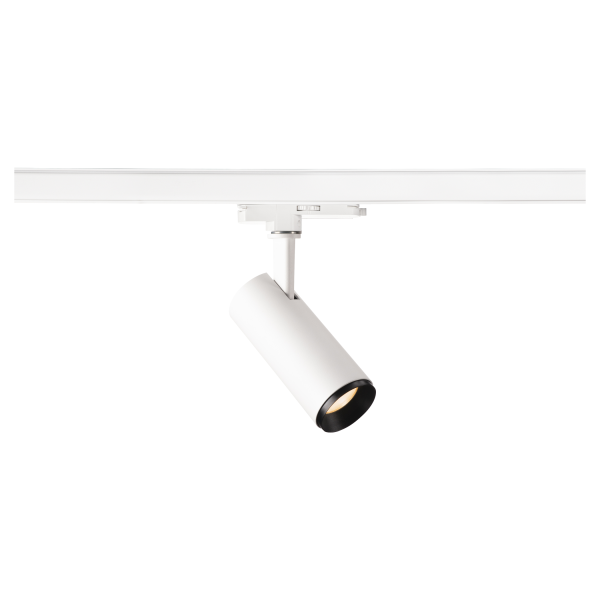 Numinos, spot pour rail 3 allumages, intérieur, 24°, blanc/noir, led, 10,42w, 2700k, variable dali