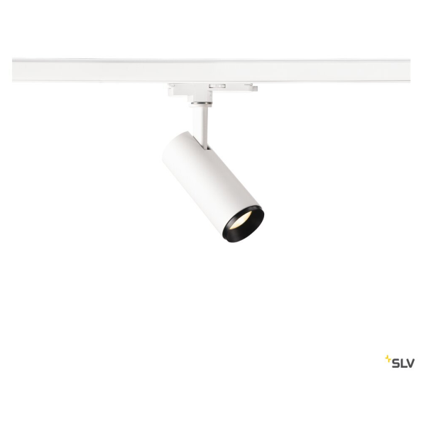 Numinos, spot pour rail 3 allumages, intérieur, 36°, blanc/noir, led, 10,42w, 3000k, variable dali