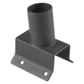 Wilron l, support d'angle, extérieur, anthracite