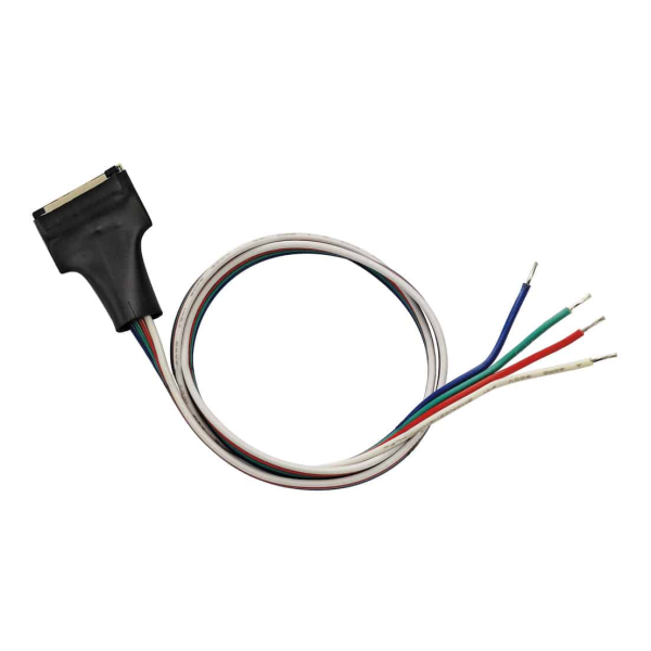 ALIMENTATION POUR ROULEAUX FLEXLED RGB 24V, 15MM, CABLE 50CM, 1 PCE