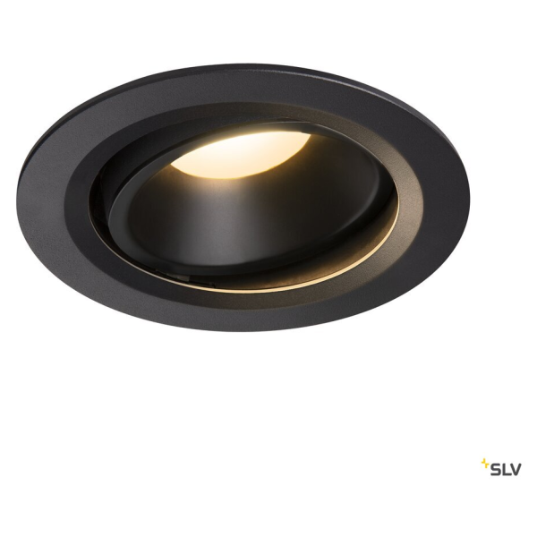 Numinos, encastré de plafond intérieur, 20°, noir, led, 3000k, orientable