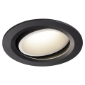 Numinos, encastré de plafond intérieur, 40°, noir/blanc, led, 4000k, orientable