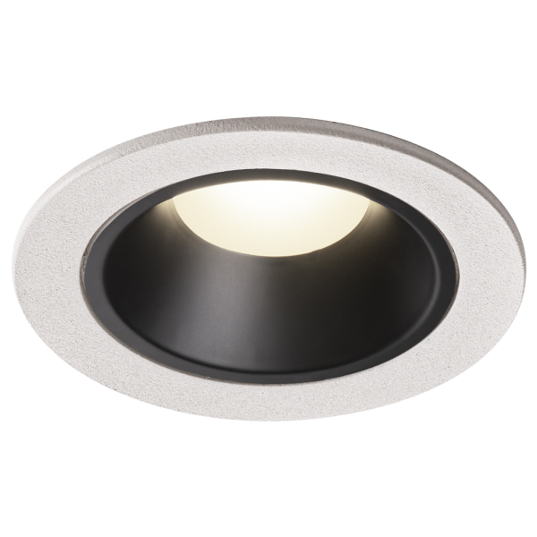 Numinos, encastré de plafond intérieur, 20°, blanc/noir, led, 4000k