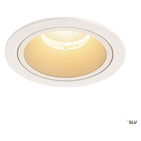 Numinos, encastré de plafond intérieur, 55°, blanc, led, 3000k