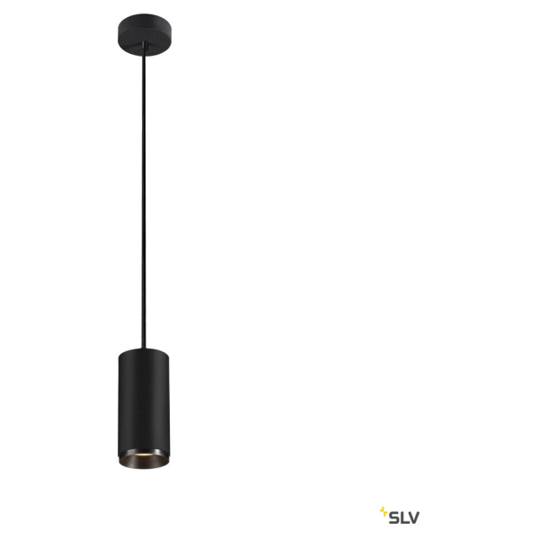 Numinos, suspension intérieure, 60°, noir, led, 20,1w, 3000k, variable triac