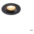 Numinos® xs, encastré de plafond intérieur, 20°, noir, led, 7w, 2700k, ip20/ip44