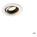 Numinos® move xs, encastré de plafond intérieur, orientable, 20°, blanc/noir, led, 7w, 3000k