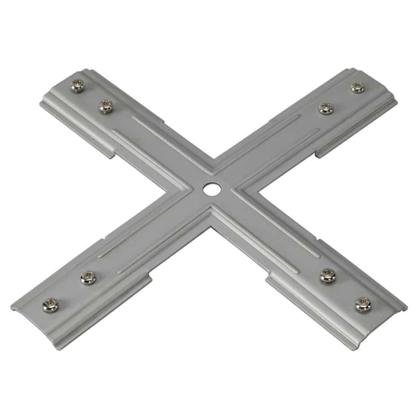 Renfort en X pour rail 1 allumage 230V, nickel