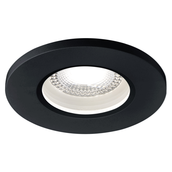 Kamuela led, encastré, noir, led 7,8w 4000k, 38°, ip65, rt 2012