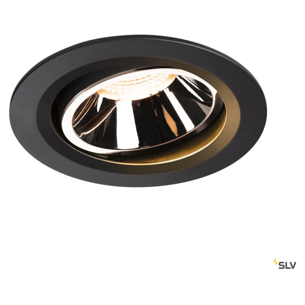 Numinos, encastré de plafond intérieur, 20°, noir/chrome, led, 2700k, orientable