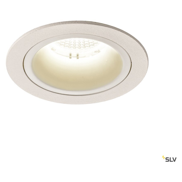 Numinos, encastré de plafond intérieur, 55°, blanc, led, 4000k