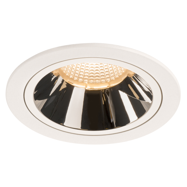 Numinos, encastré de plafond intérieur, 20°, blanc/chrome, led, 2700k