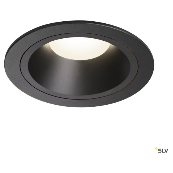 Numinos, encastré de plafond intérieur, 40°, noir, led, 4000k