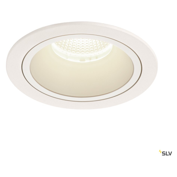 Numinos, encastré de plafond intérieur, 55°, blanc, led, 4000k