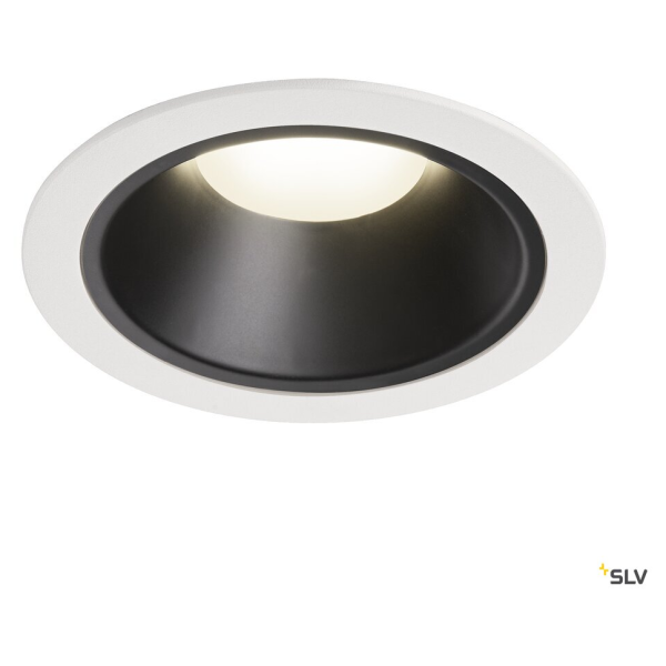 Numinos, encastré de plafond intérieur, 40°, blanc/noir, led, 4000k