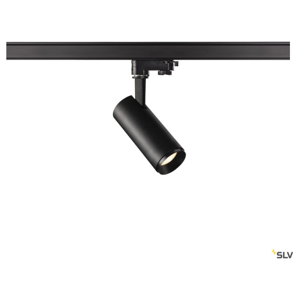 Numinos, spot pour rail 3 allumages, intérieur, 24°, noir, led, 10,42w, 3000k, variable triac