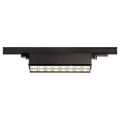 Sight move, spot pour rail 3 allumages, intérieur, noir, led, 26w, 4000k, variable dali